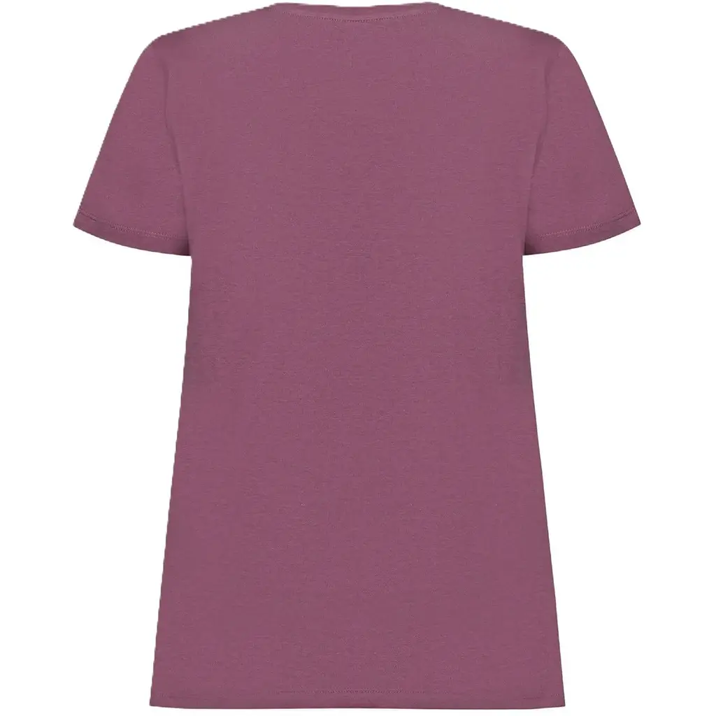 Футболка CMP Women's T-Shirt in Organic Cotton Plum XXS (1097-33F7766-C904 34) - фото 2
