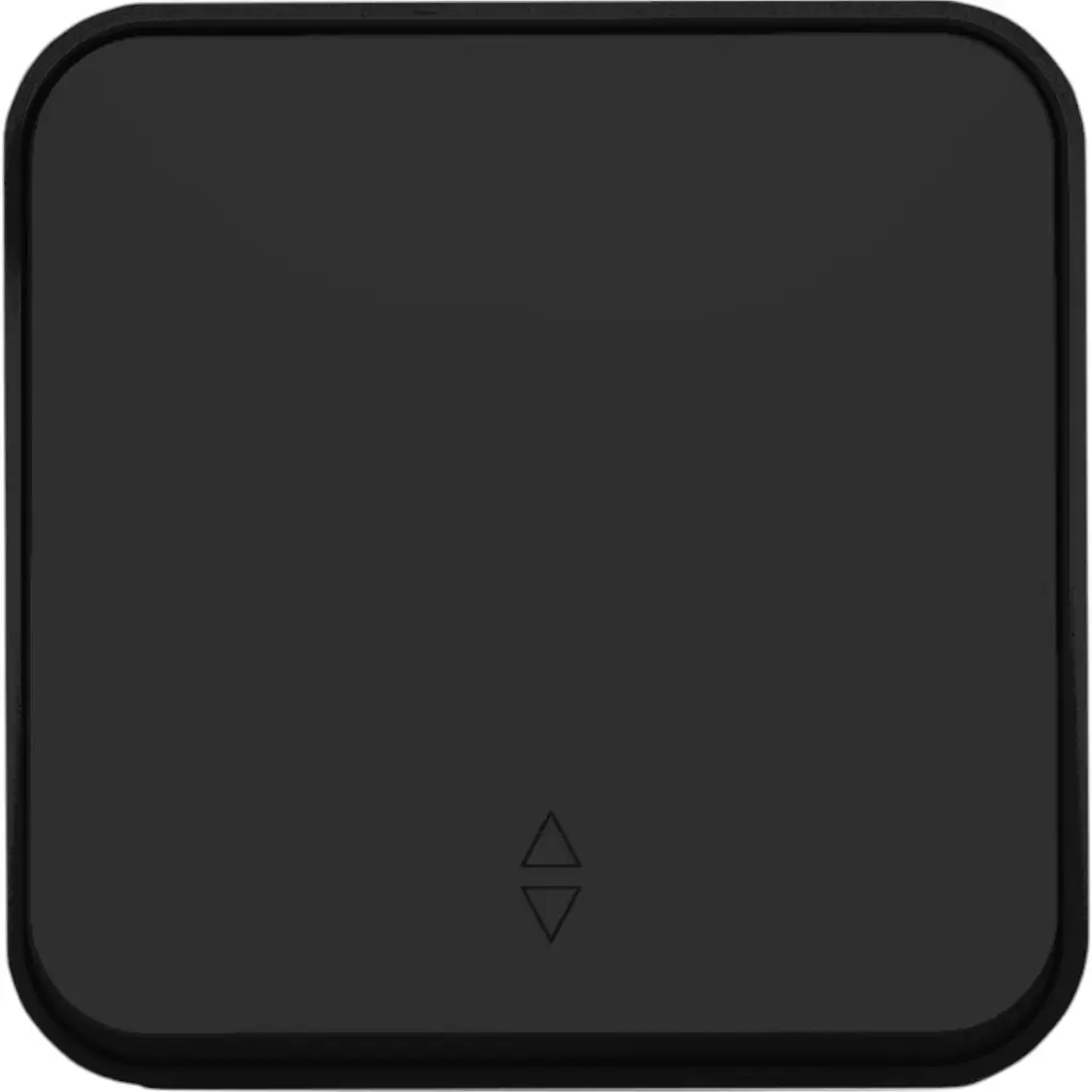 Вимикач зовнішній одноклавішний Videx Binera прохідний чорний графіт IP 20 1 шт. - фото 2