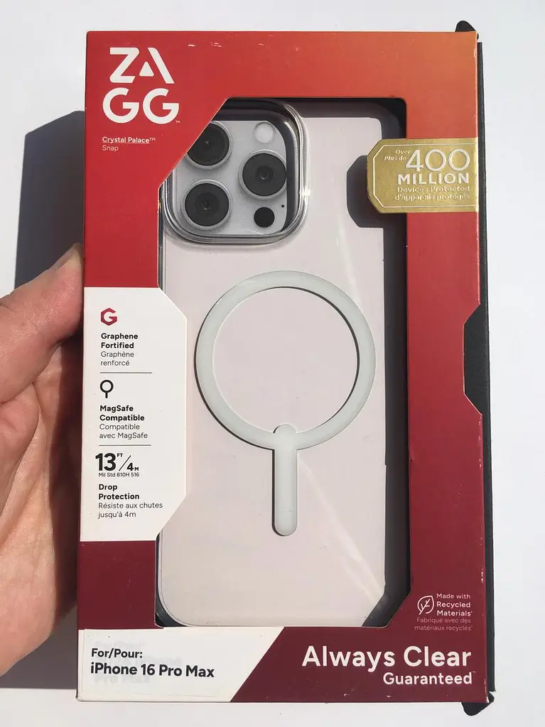 Чохол для iPhone 16 Pro Max ZAGG Gear4 Crystal Palace Clear Case MagSafe Прозорий протиударний - фото 2