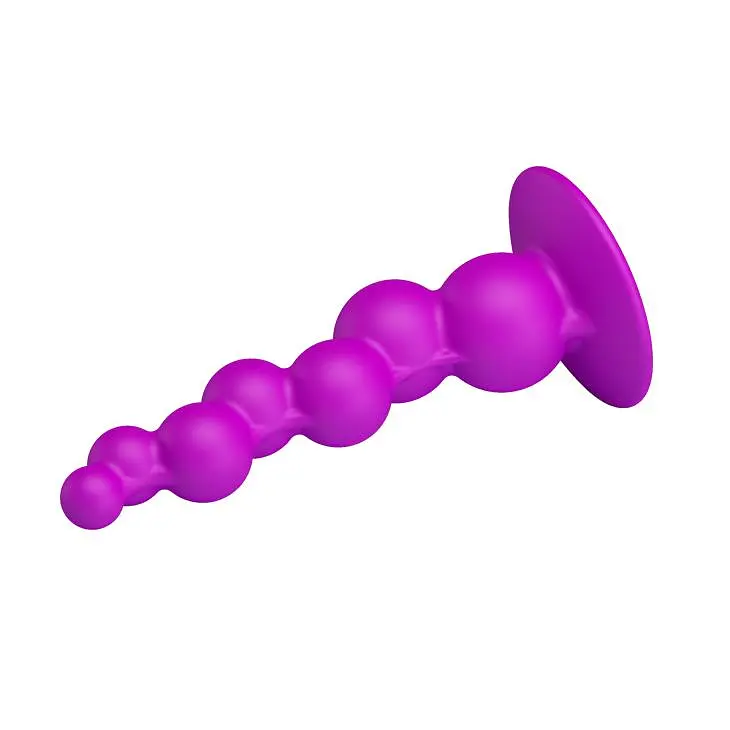Анальна пробка Pretty Love Sturdy Dongwith 15 см фіолетовий - фото 6