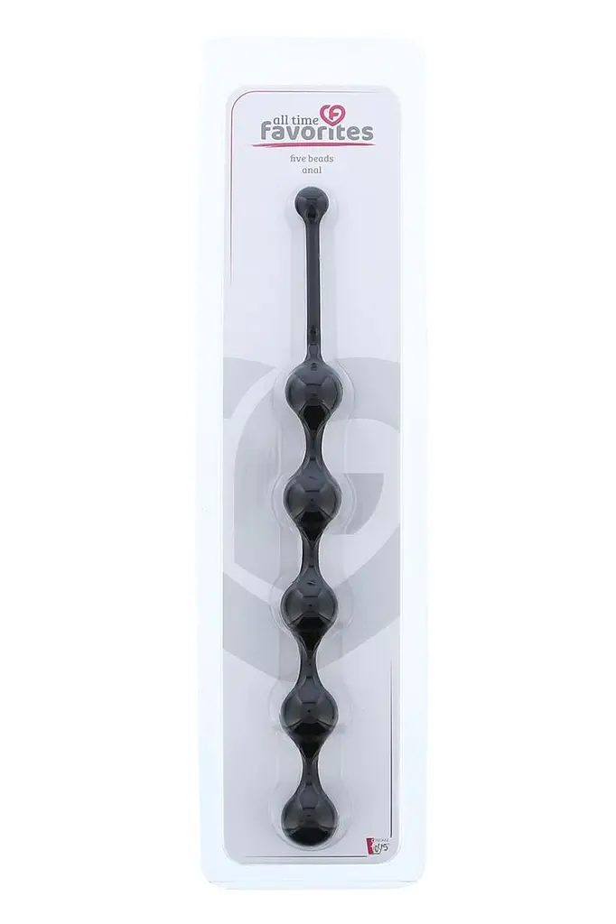 Анальний ланцюжок See You Five Beads Anal Black - фото 2
