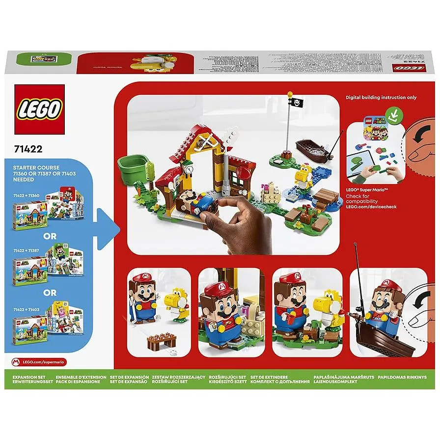 Конструктор LEGO Super Mario Пікнік у будинку Маріо. Додатковий набір 259 деталей (71422) - фото 9