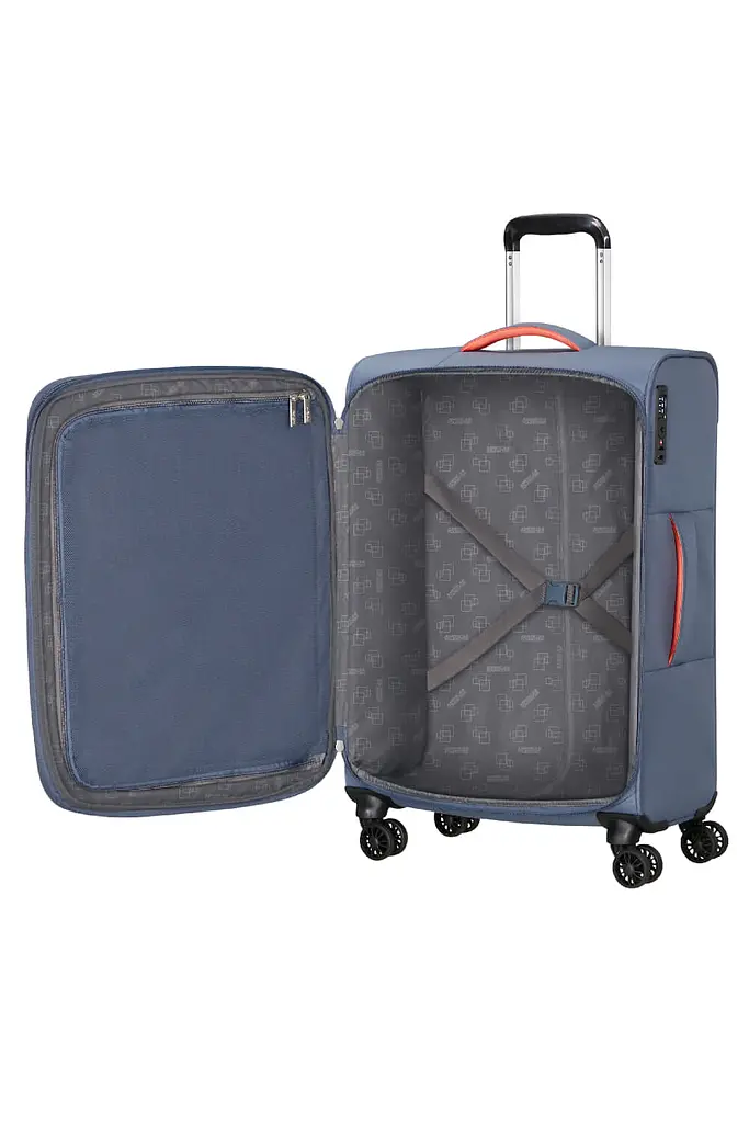 Валіза 67 См American Tourister CLOUDRIDER STONE BLUE 67x44x26(28) MJ4*01005 - фото 2