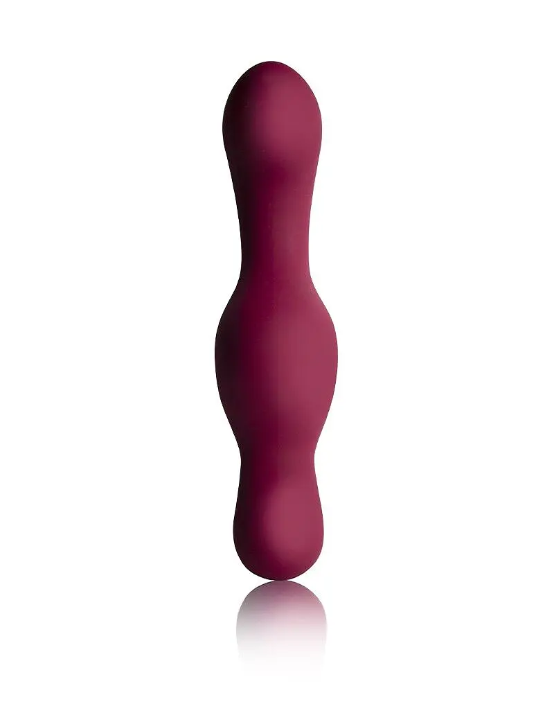 Універсальний sit-on-top вібратор Rocks Off Ruby Glow Blush, пульт ДК - фото 2
