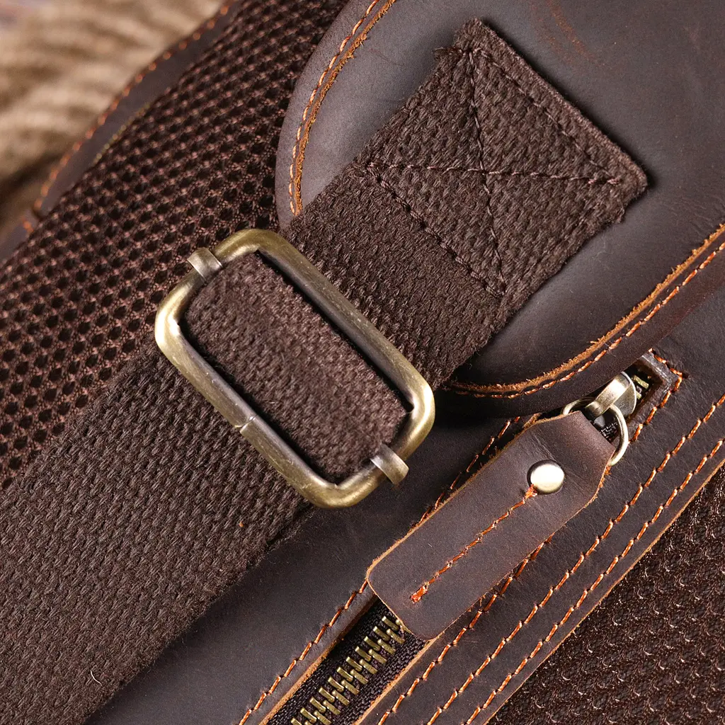 Кожаная сумка мужская Vintage 17,5х31х9 см sum0022411 - фото 8