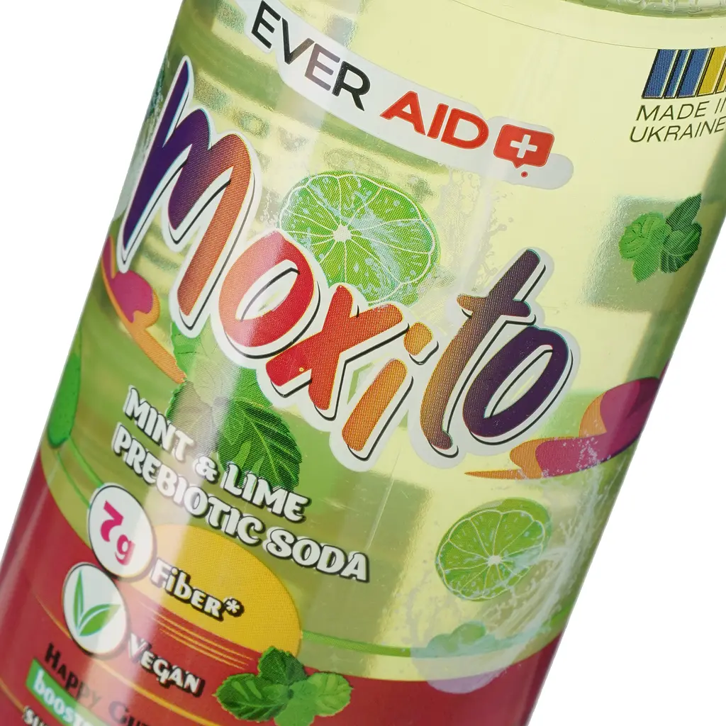 Напій безалкогольний Ever Aid Moxito Prebiotic Soda 0.33 л - фото 4
