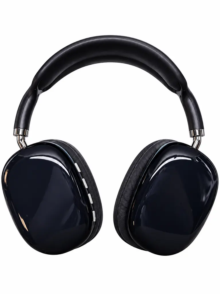 Bluetooth-навушники бездротові накладні з мікрофоном для телефона та комп’ютера, AUX 3.5 мм, USB Type-C, чорні (49676323)