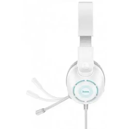 Навушники Hoco Sue headphones gaming W108 RGB підсвічування білі 6931474799425 - фото 3
