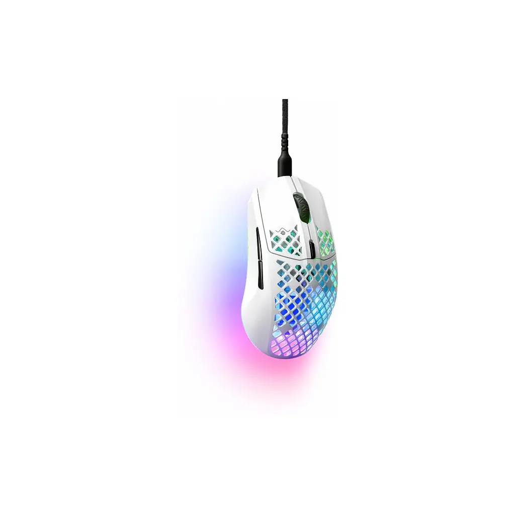 Мишка SteelSeries Aerox 3 White (62603) - фото 4