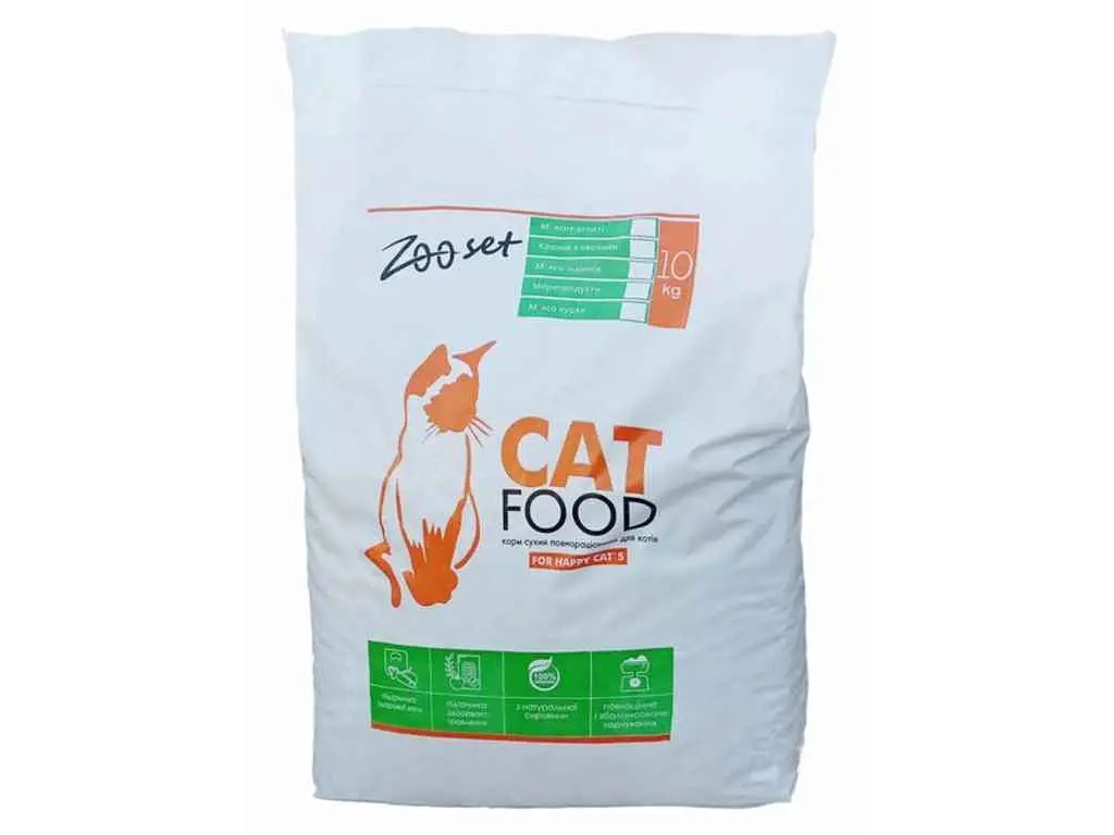 Корм для котів ZOO SET (Сухий) 10кг з Куркою