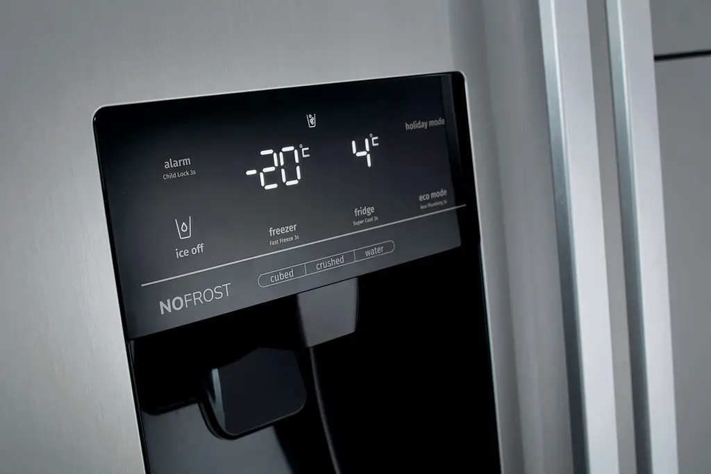 Холодильник Gorenje SBS 179x68x91см 2 двері Х-368 л М-167 л A++ NF Plus Інвертор диспенсер Дисплей сірий (NRS9EVX1) - фото 6