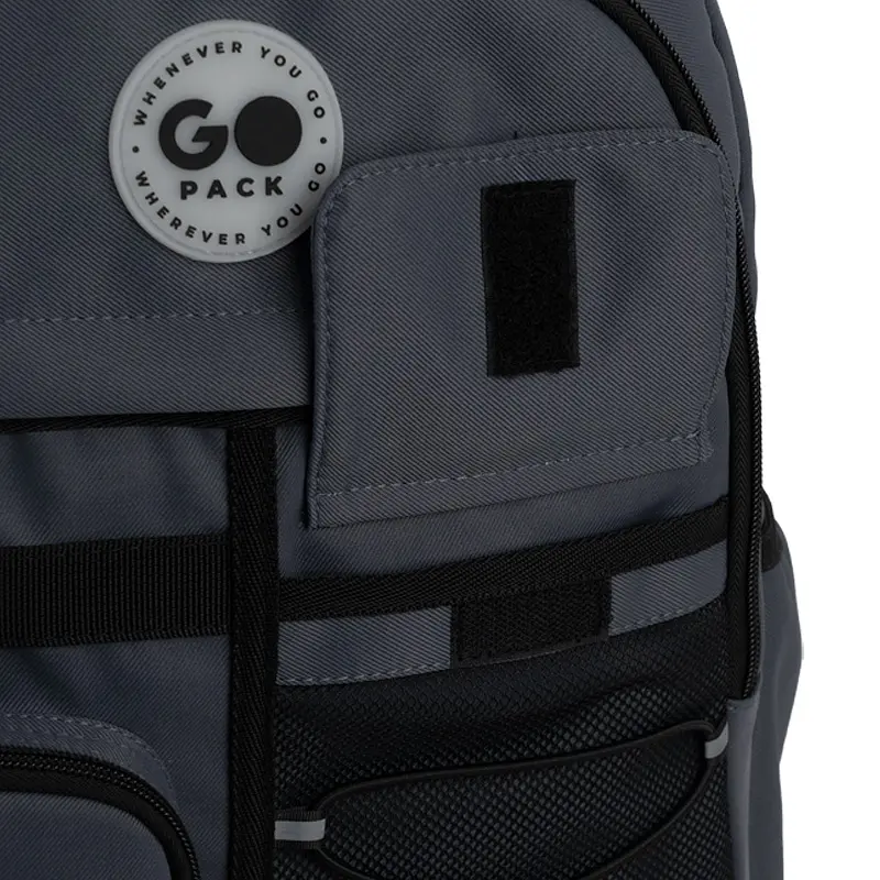 Рюкзак GoPack Education Teens 184 темно-сірий Темно-сірий (GO26-184L-4) - фото 12