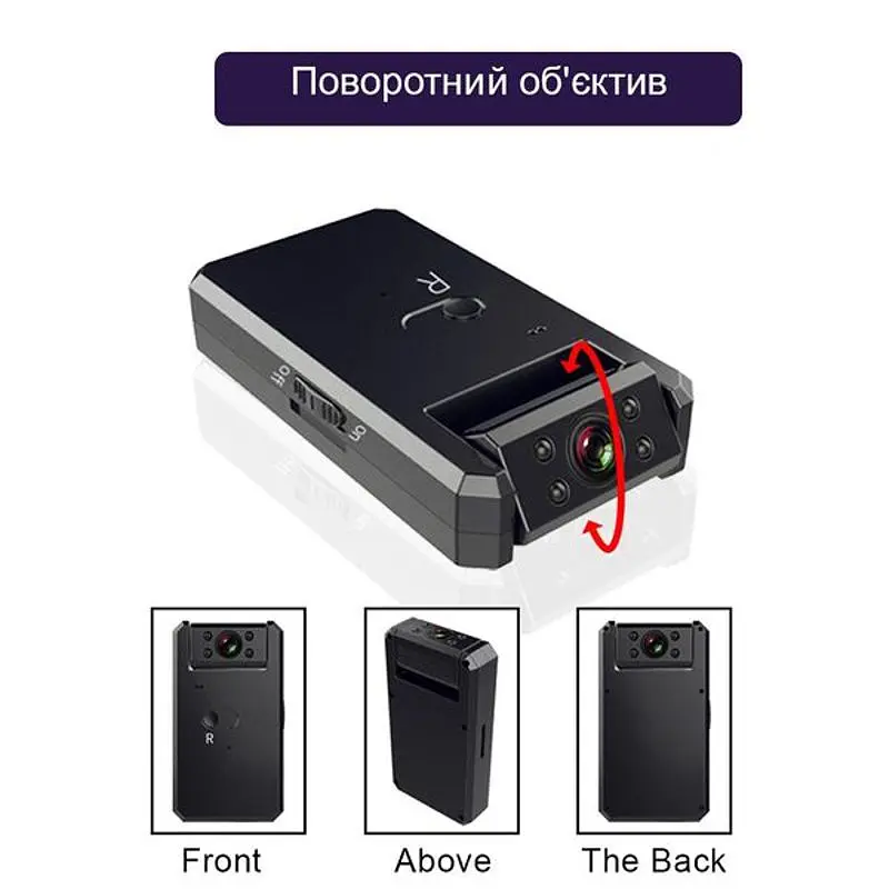 Мини камера wifi с поворотным объективом Wsdcam WD6, датчик движения (100731) - фото 4