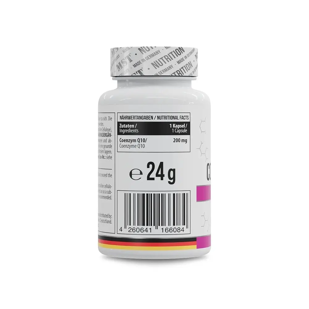 Коензим Q10 MST Nutrition Coenzyme Q10 200 mg, 60 капсул для здоров'я серця - фото 2