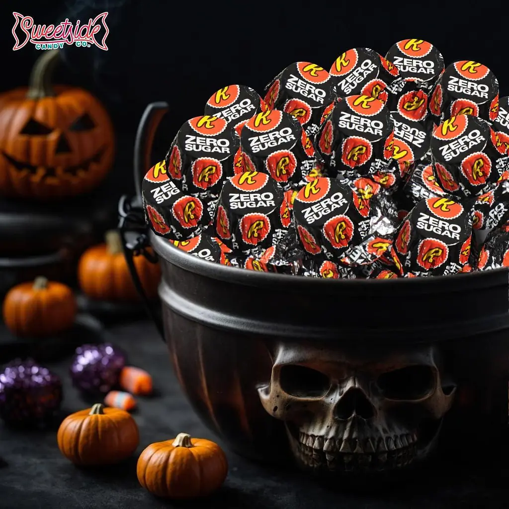 Шоколадні цукерки Reese's Peanut Butter Cups Dark Chocolate Zero Sugar 144г - фото 6