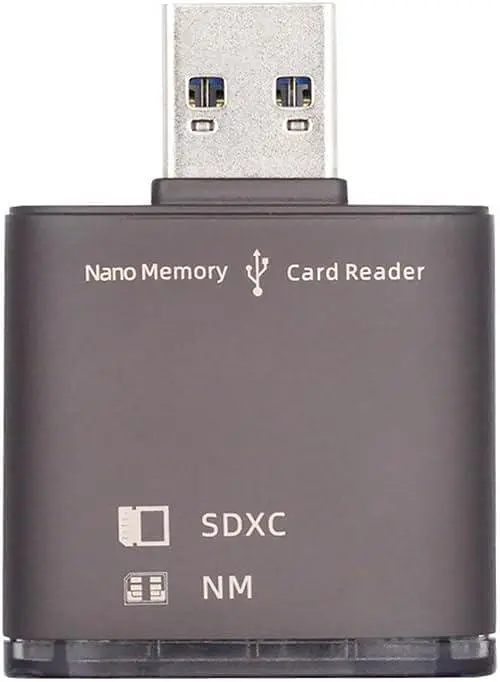Кардрідер USB 3.0 для карт NM та SD, подвійний слот, швидкість до 5 Гбіт/с