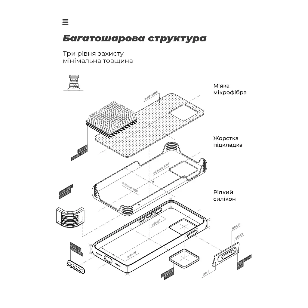 Чохол до мобільного телефона Armorstandart ICON Google Pixel 10 5G Dark Blue (ARM87458) - фото 6