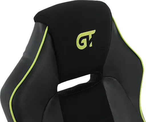 Геймерское кресло GT Racer черное с зеленым (X-2760 Black/Green) - фото 6