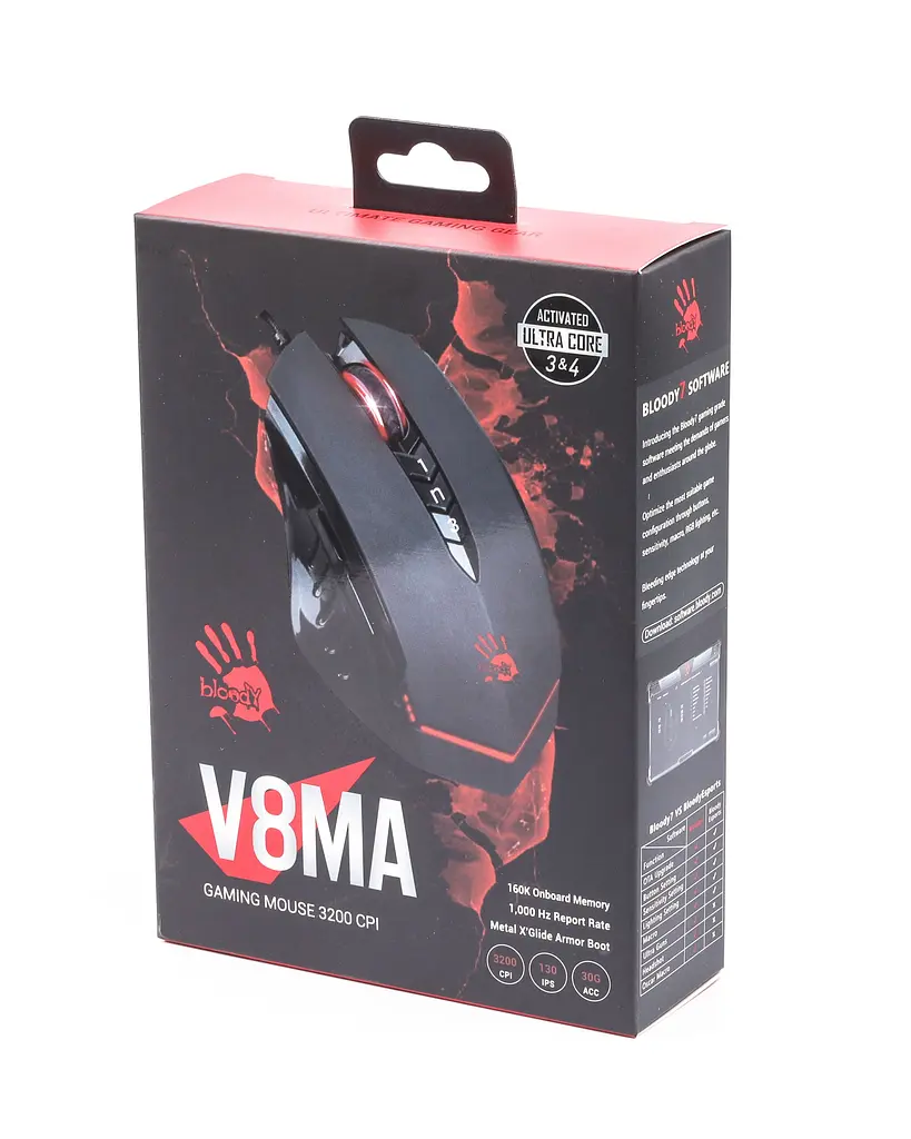 Миша ігрова A4Tech Bloody V8MA USB Black - фото 5