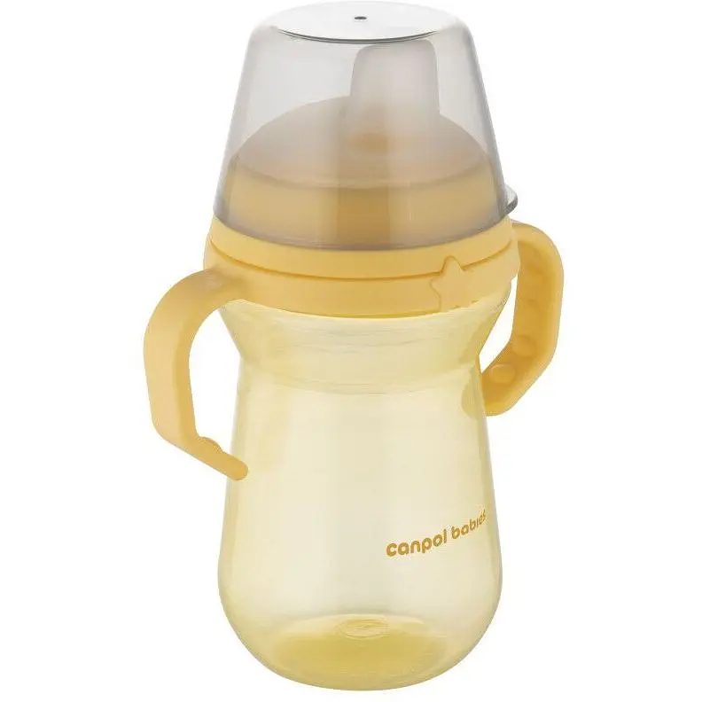 Кружка тренувальна Canpol babies First Cup Bonjour Paris 250 мл жовтий - фото 2
