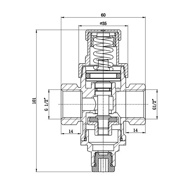 Редуктор SD Forte SF241W15, 1/2 дюйма - фото 2