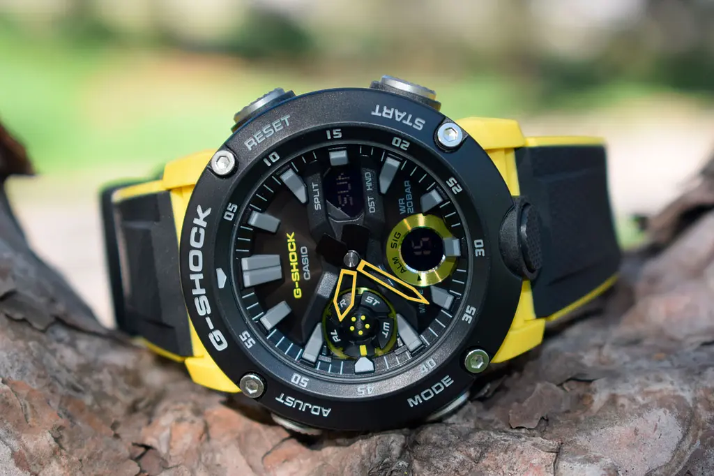Годинник чоловічий водонепроникний протиударний Casio G-Shock GA-2000-1A9ER - фото 3