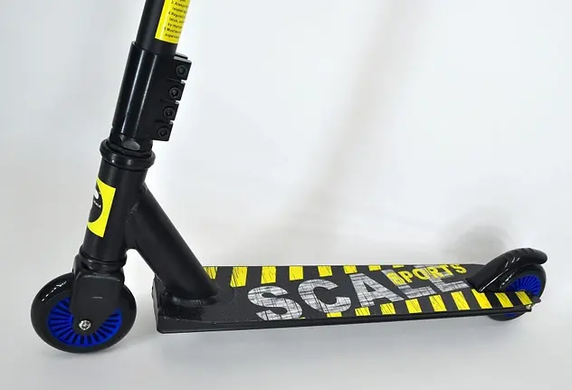 Трюковий двоколісний самокат Scale Sports Tornado на підшипниках Abec-9 (Синій) - фото 7