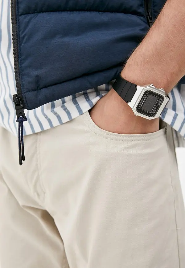 Годинники чоловічі кварцові оригінальні Японія Casio Collection W-217HM-7BVEF з полімерним ремінцем (модуль - фото 6