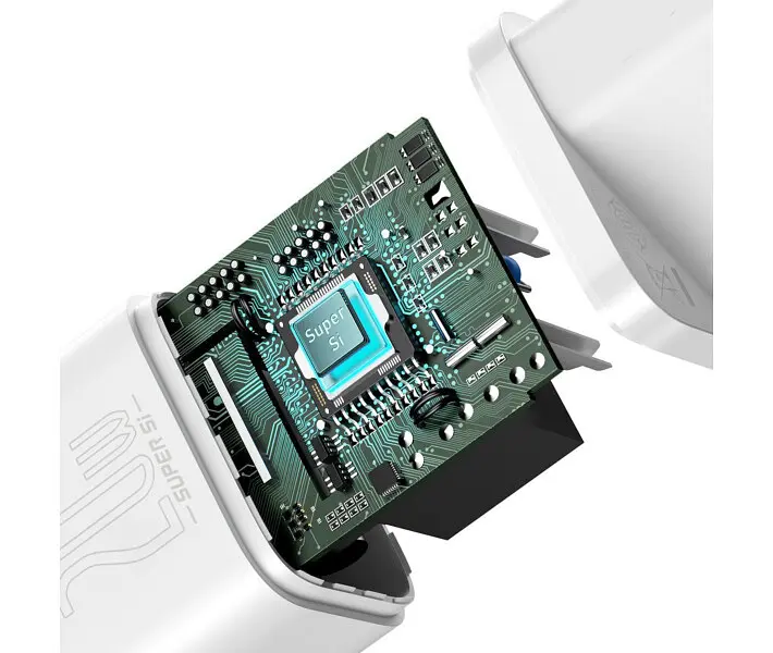 Зарядний пристрій для Apple серій 8 12 Baseus Super Si 20 W USB-C (CCSUP-D02) білий - фото 9