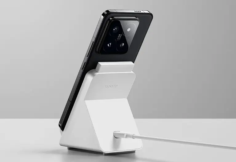 Бездротовий зарядний пристрій Xiaomi80W Adaptive Wireless Charging Stand BHR8304GL White 4999грн - фото 3