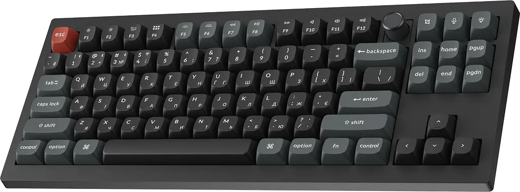 Клавіатура бездротова Keychron V3 Ultra Keychron Red Switch Black RGB (V3U-D1-UA) - фото 4