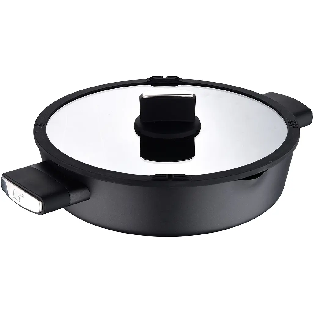 Сотейник с крышкой Bergner Ion 3.37 л (BG-35803-BK) - фото 2