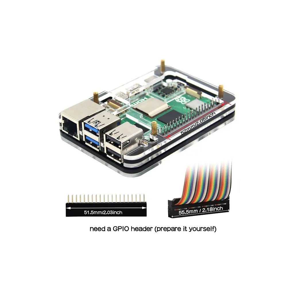 Корпус для Мікро ПК KUONGSHUN for Raspberry Pi 5 (RA797) - фото 5