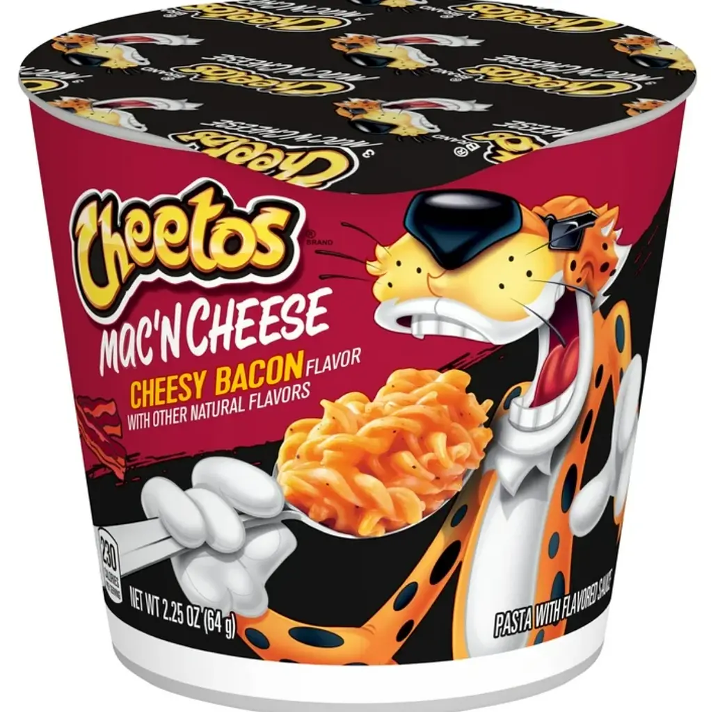 Макарони з сиром та беконом Cheetos Mac'n Cheese Cheesy Bacon Flavor 4 x 64г - фото 5