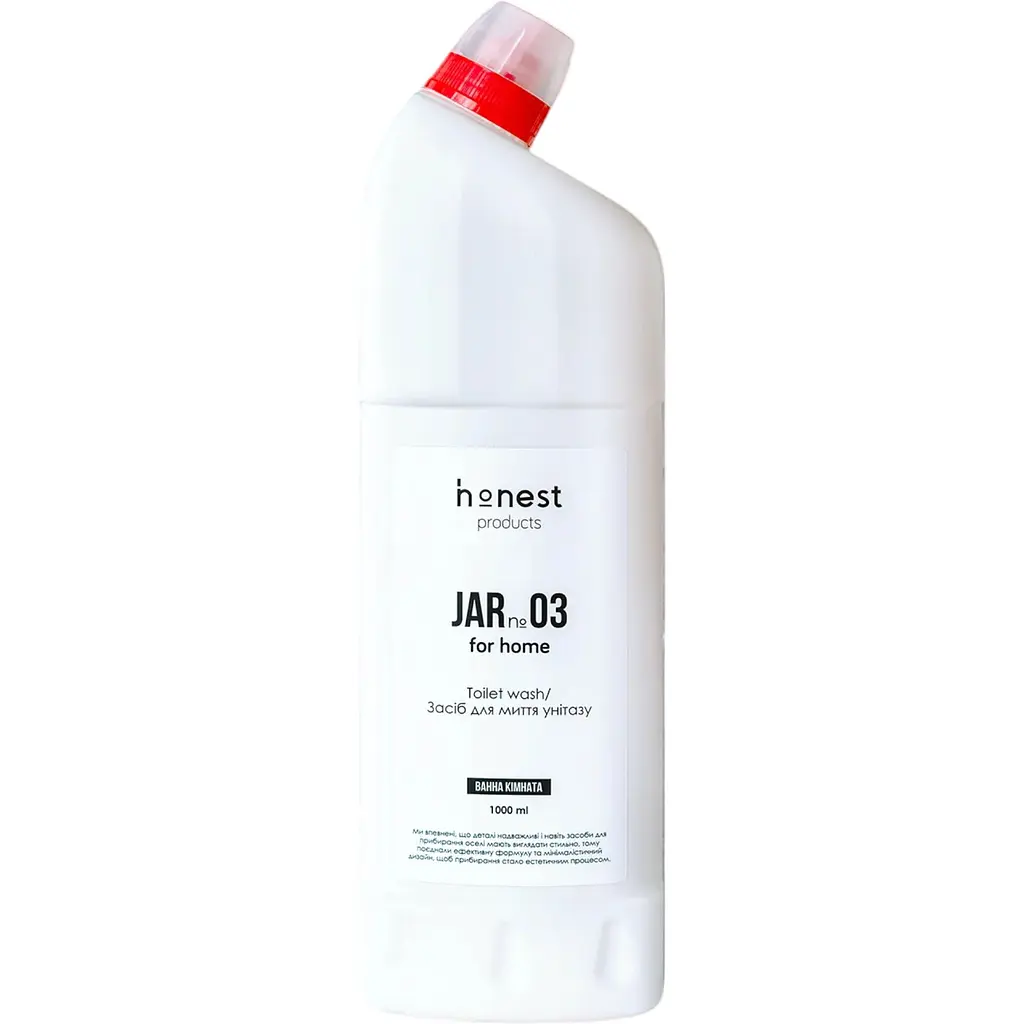 Засіб для миття унітазів JAR №03 від honest products for home, 1л