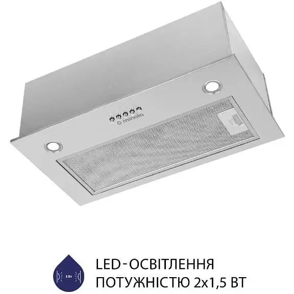 Вытяжка встроенная Minola HBI 5327 I 800 LED - фото 4