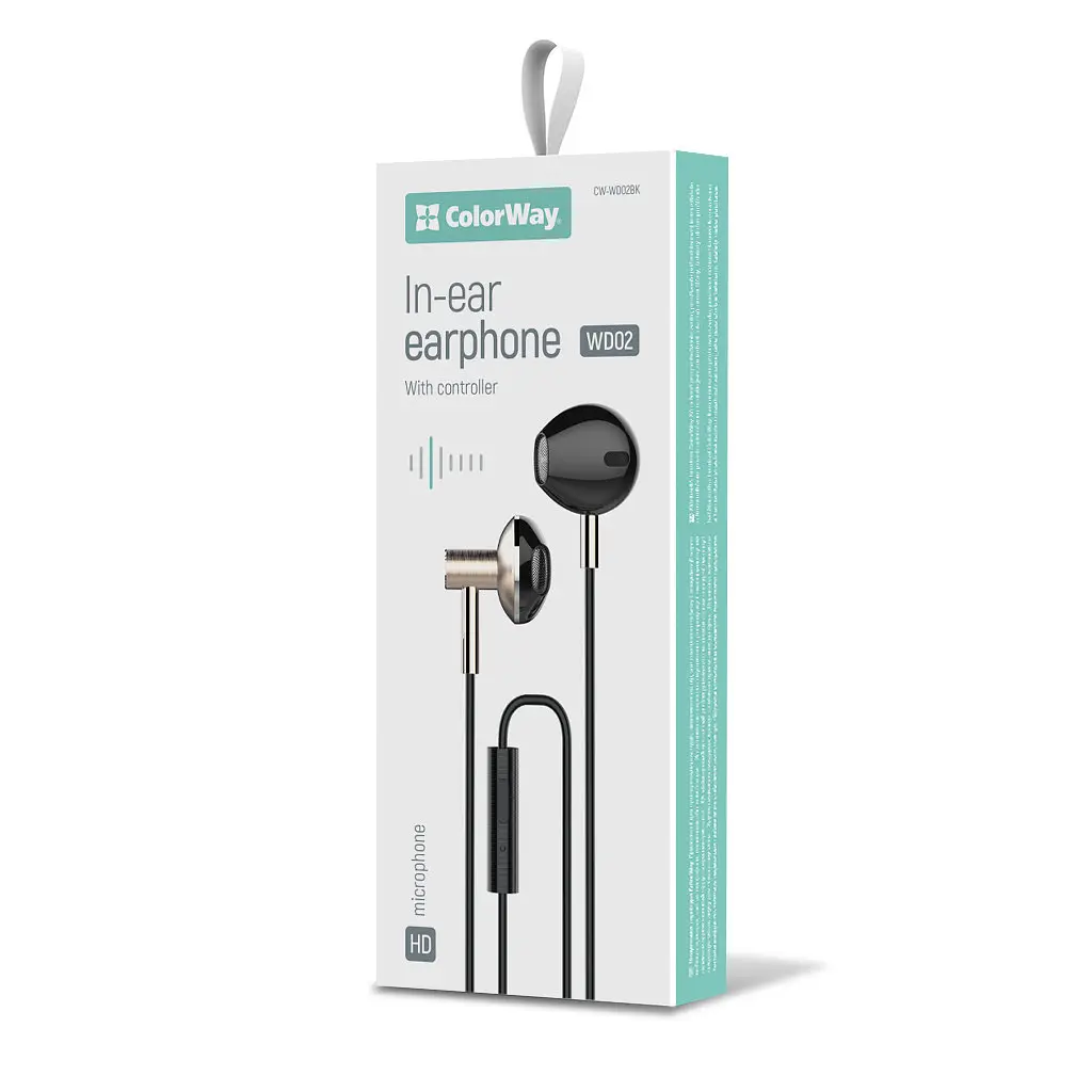 Навушники ColorWay Slim 3.5 mm Wired Earphone Blast 2 Black (CW-WD02BK) - фото 8