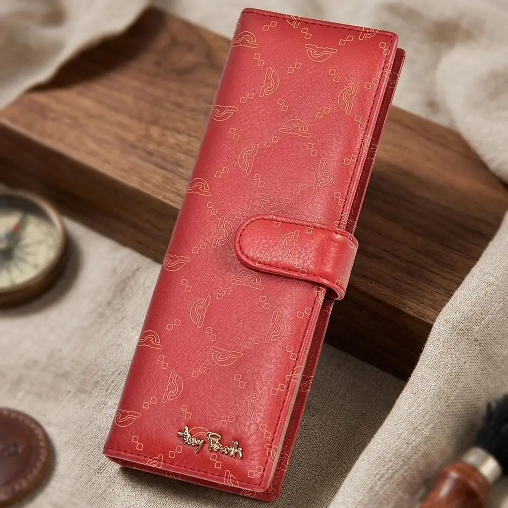 Візитниця на кнопці Tony Perotti Luxury 2639 rosso (90387) Червона - фото 4