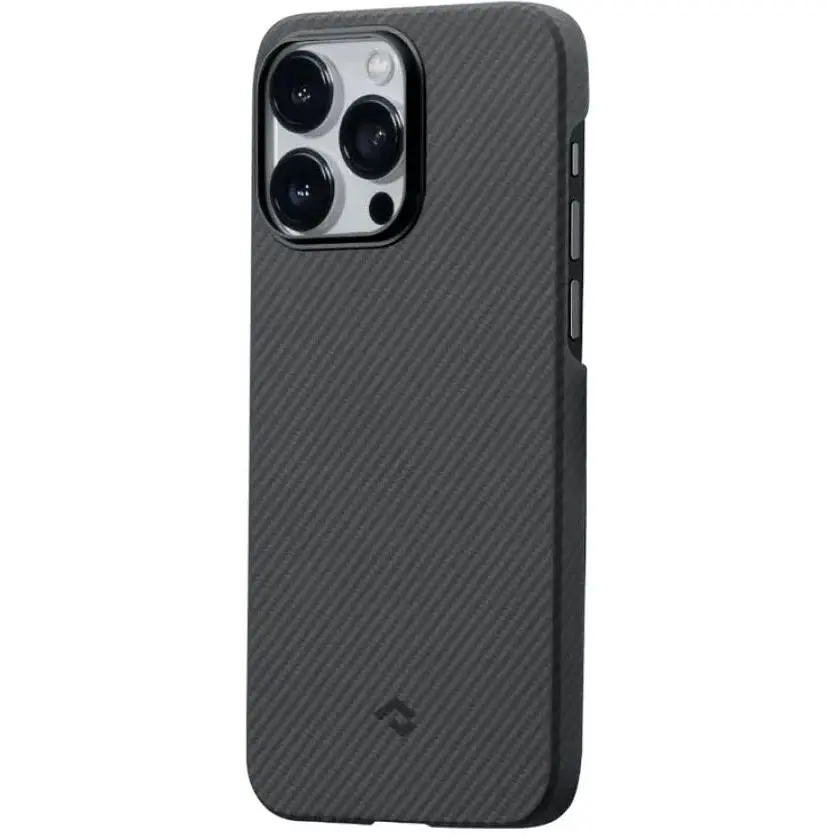 Чохол-накладка Pitaka MagEZ Case 3 Twill 600D Black/Grey для iPhone 14 Pro (KI1401PA) - фото 2