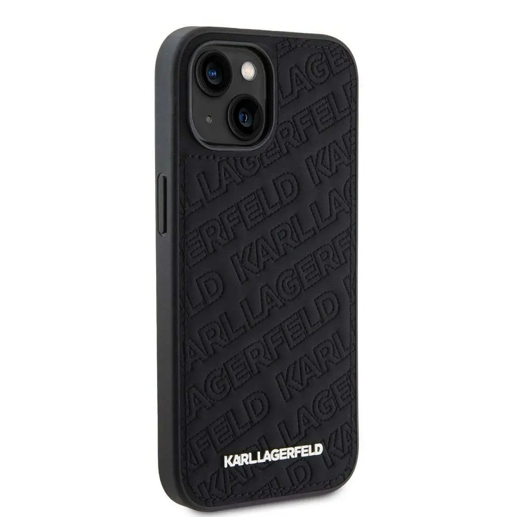 Чехол Karl Lagerfeld PU Quilted Pattern для iPhOne 15 Black (57983116799) - фото 4