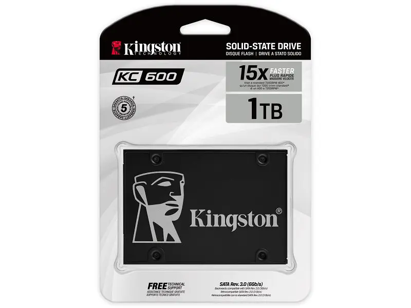 SSD-накопичувач Kingston KC600 1 TB (SKC600/1024G) - фото 3
