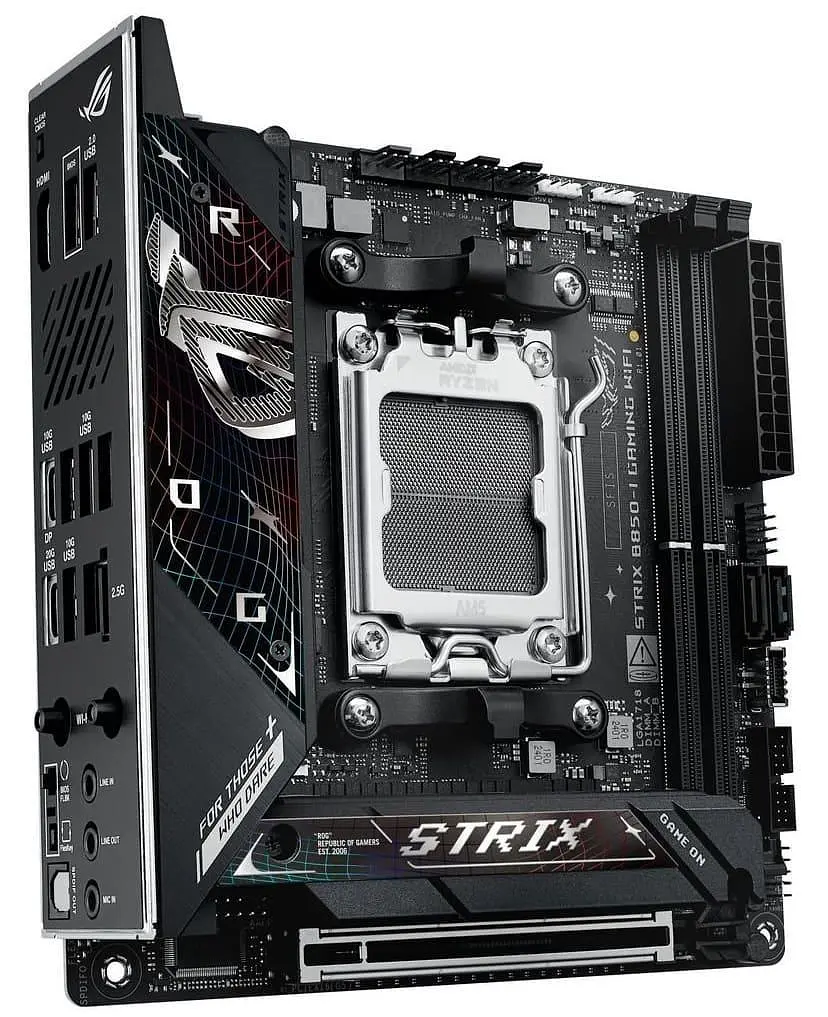Материнська плата ASUS ROG STRIX B850-I GAMING WIFI (ROG STRIX B850-I GAMING WIFI) (Socket AM5, AMD B850, Mini-ITX) - фото 3