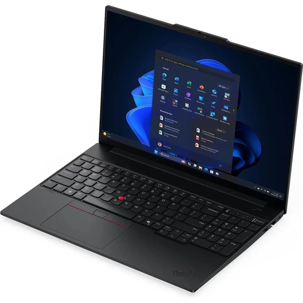 Ноутбук Lenovo 16 ThinkPad E16 Gen 3 AMD IPS/Ryzen 5 230/16GB/512SSD/UMA/W11P/Eclipse Black (21SUS01N00) - фото 3