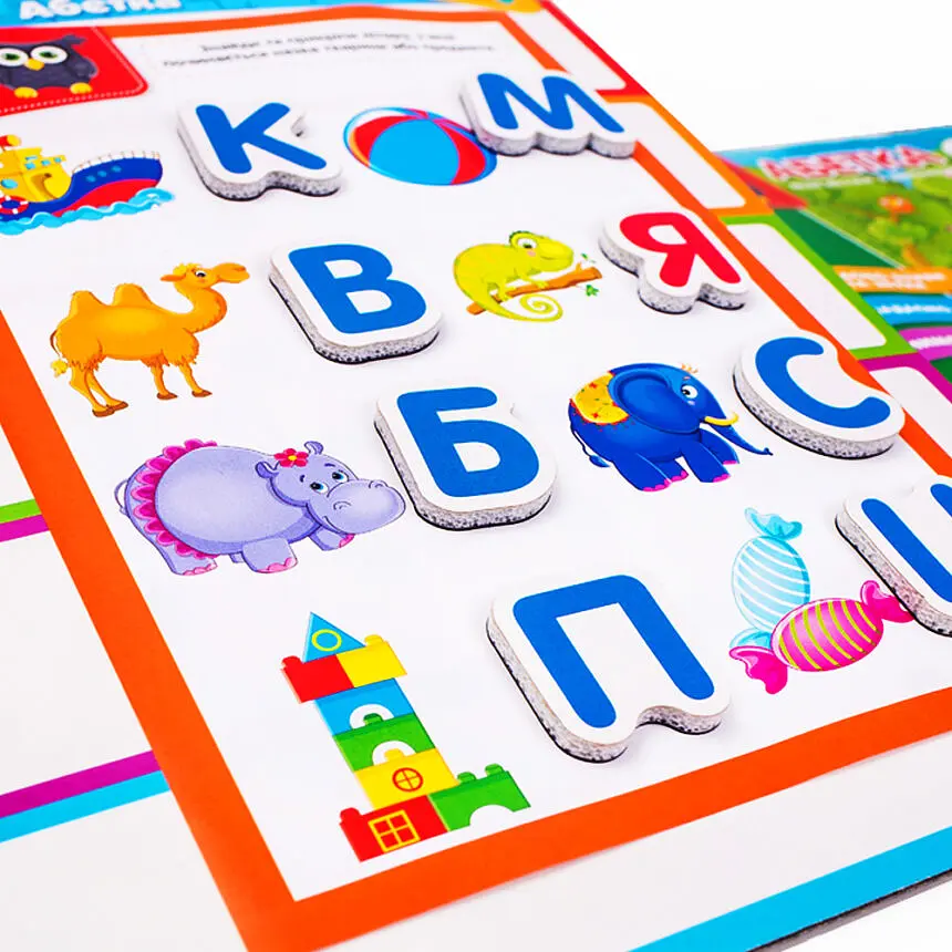 Азбука Vladi Toys магнитная с доской, укр.язык (VT5412-01) - фото 4