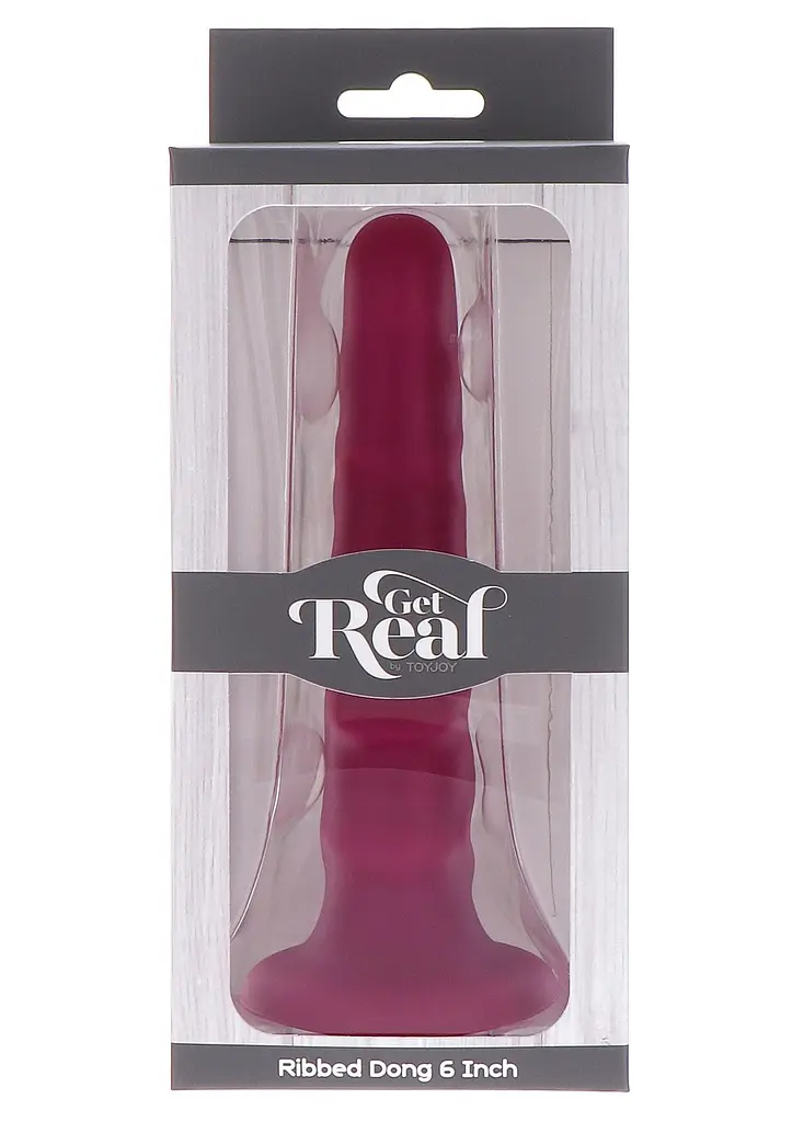 Фаллоимитатор ToyJoy Ribbed Dong 6 Inch 16 см (розовый) - фото 7