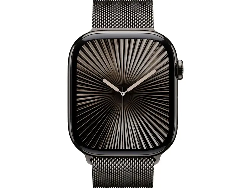Смарт-годинник Apple Watch Series 10 GPS + Cellular 46mm Slate Titanium Case w. Slate Milanese Loop - S/M (MC7R4) - фото 2