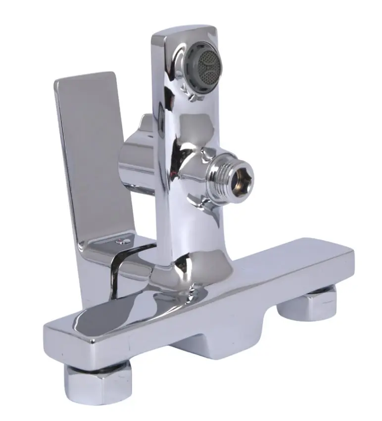 Змішувач для ванни Qtap Capricorn, Chrome (k35) з душовим гарнітуром QTCAP3060102C48222 - фото 3