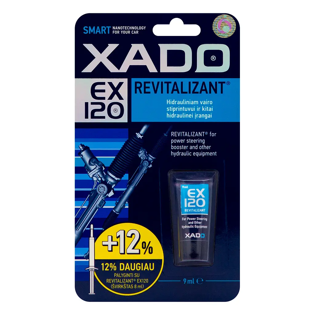 Ревіталізант XADO EX120 Revitalizant для гідропідсилювача керма і гідравлічного устаткування 9 мл - фото 2