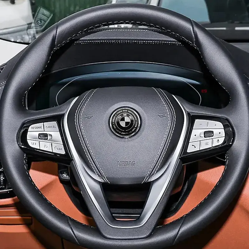 Емблема керма Bmw 45мм чорно-біла з написом "I KNOW THAT MY FUTURE..." OEM 51148132375 - фото 2