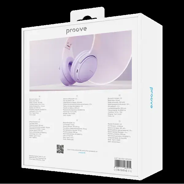 Навушники Proove Bluetooth Stereo Tender purple UA - фото 6